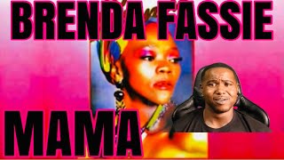 AMERICAN REACTS TO BRENDA FASSIE  MAMA OFFICIAL MUSIC VIDEO [upl. by Retsub]