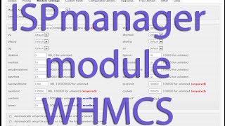 Установка и настройка модуля ISPmanager для WHMCS [upl. by Anitsyrhk]