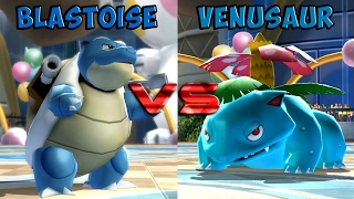 Pokemon battle revolution  Blastoise vs Venusaur [upl. by Htebilil]