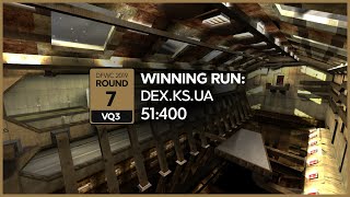 DFWC2019 Round 7 Final  Top VQ3 time  DeXksua [upl. by Yarled]