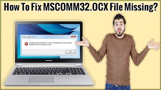 How To Fix MSCOMM32OCX Missing Error On Windows 111087 How To ActivateRegister MSCOMM32OCX [upl. by Balcke728]