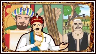 Akbar and Birbal Stories in Hindi  Hindi Cartoon Stories for Kids  Moral Stories for Children [upl. by Araf]