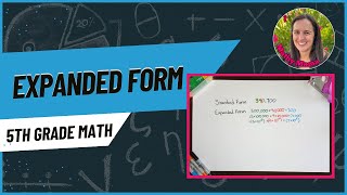 Writing Expanded Form with Powers of 10  5th Grade [upl. by Arin82]