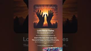 Love Never Fades newmelody musicgenre originallyrics music musicstyle love listennow [upl. by Langston]