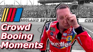 NASCAR Crowd Booing Moments [upl. by Groark]