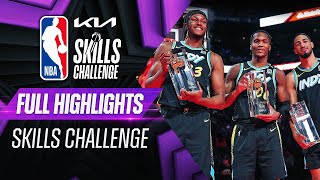 The FULL 2024 NBA All Star Skills Challenge [upl. by Nauwtna795]