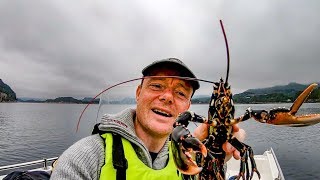 2 brothers fishing and camping Norway CONGER EEL  MONKFISH  LOBSTERS and much more [upl. by Sara-Ann944]