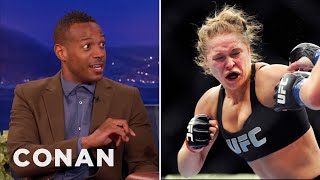 Marlon Wayans Wants Ronda Rousey To Dominate Him  CONAN on TBS [upl. by Dearborn]