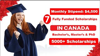 Fully Funded Scholarships in Canada 2024  No IELTS  How to Apply Online [upl. by Lladnik]