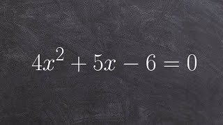 Factoring a quadratic by guess and check [upl. by Nevanod]