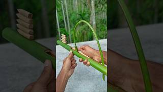 Bamboo Creations with DIY Slingshots Bamboo Diy Bambooart Idea Slingshots [upl. by Nodyroc]