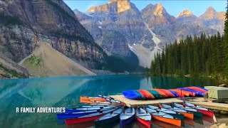 Moraine Lake Banff National Park Alberta Canada Van Life [upl. by Atiekan]