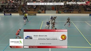 Spiel der Runde Kloten Bülach Jets  Unihockey Tigers Langnau [upl. by Annah]