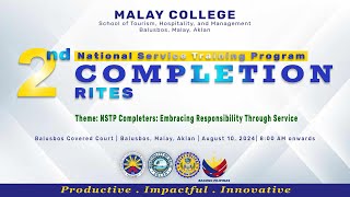 Malay College 2nd National Service Training Program Completion Rites at Balusbos Malay Aklan [upl. by Attennek]