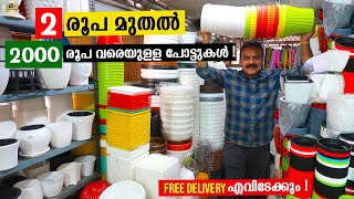 💐 ചെടിച്ചട്ടികൾ വെറും 2 രൂപ മുതൽ  😲😲Trending Nursery Pots Chedichatty at Mannuthy [upl. by Ozzie354]