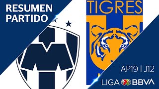 Resumen y Goles  Monterrey vs Tigres UANL  Jornada 12  Apertura 2019  Liga BBVA MX [upl. by Brianne184]