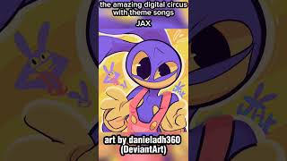 the amazing digital circus with theme songs  jax [upl. by Aekerly]