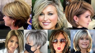 35Latest Haircuts And Hair Trends For Women Over 50 To Look Younger 2024 [upl. by Eoin]