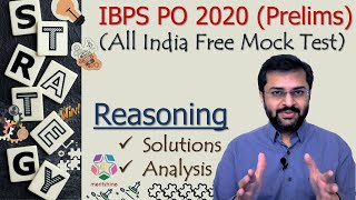 IBPS PO 2020 Prelims  Reasoning Analysis [upl. by Tabatha]