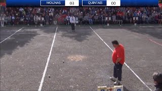 Mondial de Millau 2014  Quart de finale Philippe Quintais vs Tyson Molinas [upl. by Elyr]