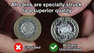 Certified Brilliant Uncirculated Superior Quality UK Coins [upl. by Slotnick]