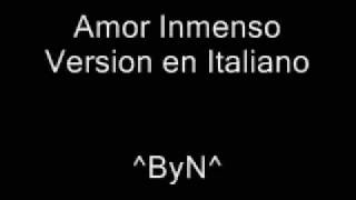 Amor Inmenso Version Italiano [upl. by Milli]