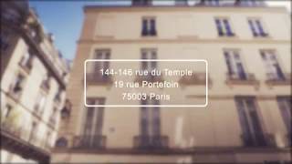 VENTES AUX ENCHERES IMMOBILIERES  Ensemble immobilier mixte de 1 40570 m² en partie loué PARIS 3e [upl. by Irena]