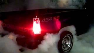 1990 Chevy 454SS Burnout [upl. by Nessnaj515]