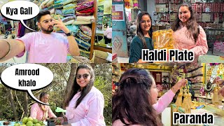 Himani Nal Kiti Shopping  Special Paranda  Amanjass Vlogs [upl. by Quinton]