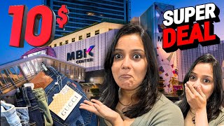 Shopping at MBK in Bangkok  insane deals 2024 [upl. by Inad302]