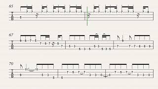 Crossroads Cream live Bass PlayalongJack BruceStandard E tuning [upl. by Leisha524]