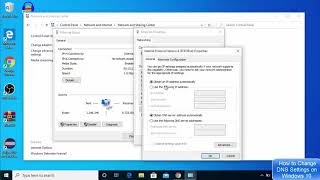 Change DNS To Google In Windows 10  How to Set Up 8888 DNS Server for Windows 10 [upl. by Checani]