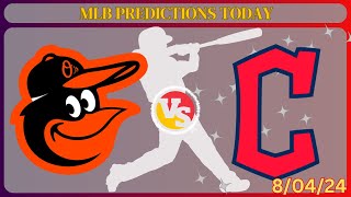 Baltimore Orioles vs Cleveland Guardians Predictions 8424 Mlb Picks Today  Mlb Predictions Today [upl. by Anetsirk]