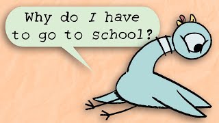 The Pigeon Has To Go To School 📖 Reading Aloud for Kids  Mo Willems Workshop [upl. by Garzon]