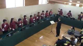 Handbells ハンドベル Nanatsu no ko 七つの子 Kobe YMCA Bellchoir 2015 東北 [upl. by Tedie732]