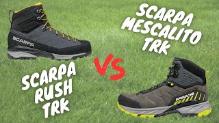 Scarpa Rush TRK VS Scarpa Mescalito TRK [upl. by Papageno547]