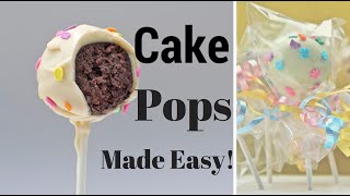 How To Make CAKE POPS  Easy Cake Pops Tutorial [upl. by Aniluj]