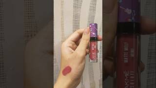 My Favorite Matte Lipstick  LAKMÉ Absolute Matte Melt Mini Liquid Lip Colour shorts youtubeshorts [upl. by Atinej]