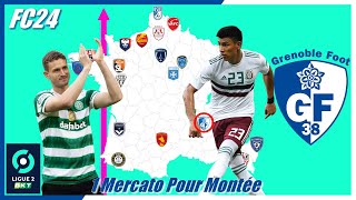 1 MERCATO POUR MONTÉE AVEC LE GRENOBLE FOOT 38 SUR FC 24 [upl. by Arvin]