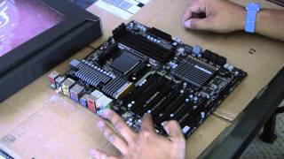 GIGABYTE 990FXAUD7 UNBOXING AND REVIEW [upl. by Green]