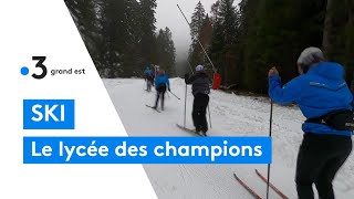 Le lycée la Haie Griselle et son pôle espoir le lycée des champions a Gérardmer [upl. by Aramit]