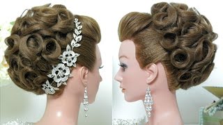 brilliant bun hairstyle for bridal  hairstyle for women [upl. by Pietro]