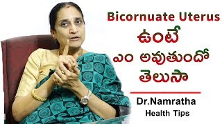 Bicornuate Uterus ఉంటే ఎం అవుతుందో తెలుసా  DrNamratha Health Tips  Health Qube [upl. by Assylla328]