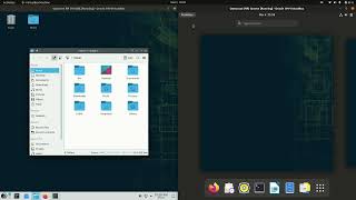 OpenSuse KDE vs Gnome [upl. by Ahsimet]