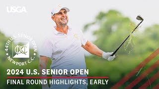 2024 US Senior Open Highlights Final Round Early [upl. by Doralynn]