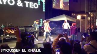 Ayo amp Teo perfomance  Future  Mask off [upl. by Dnomed]