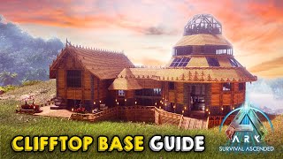 Ultimate AllinOne Clifftop Base  Building Tutorial  ARK Survival Ascended [upl. by Adamo755]