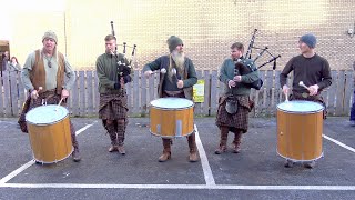 Special quotScotland The Bravequot mix by Scottish tribal band Clanadonia for St Andrews Day 2019 in Perth [upl. by Iznil]