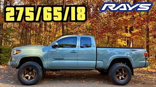 2756518 Toyo AT3 Tires and JDM Rays 57DRX Wheels on a 3rd Gen Tacoma [upl. by Fanny130]