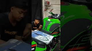 NEW ZX6R MODIF RampG TANK TRACTION GRIPS BIAR GAK LICIN shorts [upl. by Immij329]